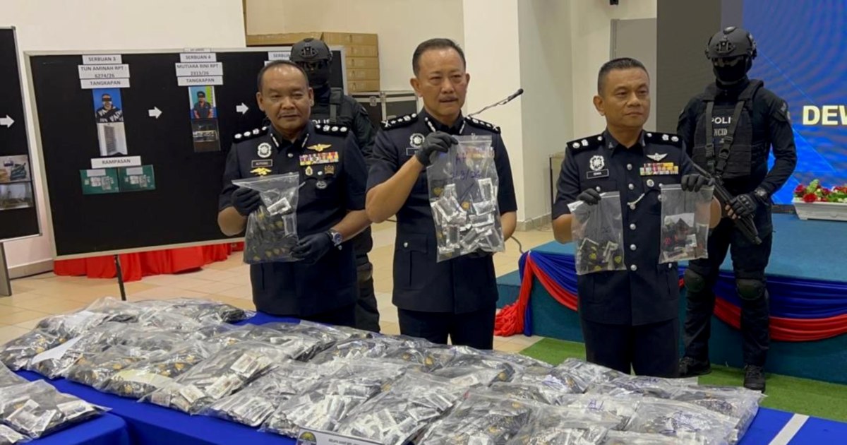 RM10.68m drug-laced vape operation dismantled in Johor; seven held