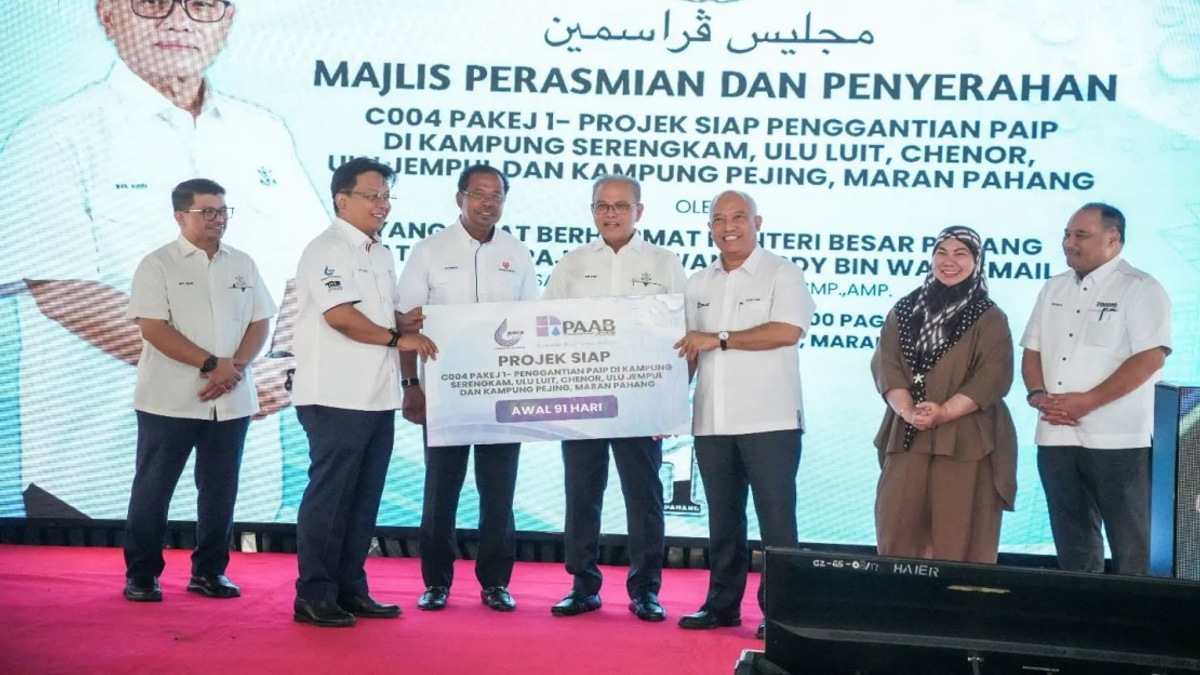 RM11.19 Million Water Pipe Overhaul Ends Two Decades of Supply Crisis in Maran