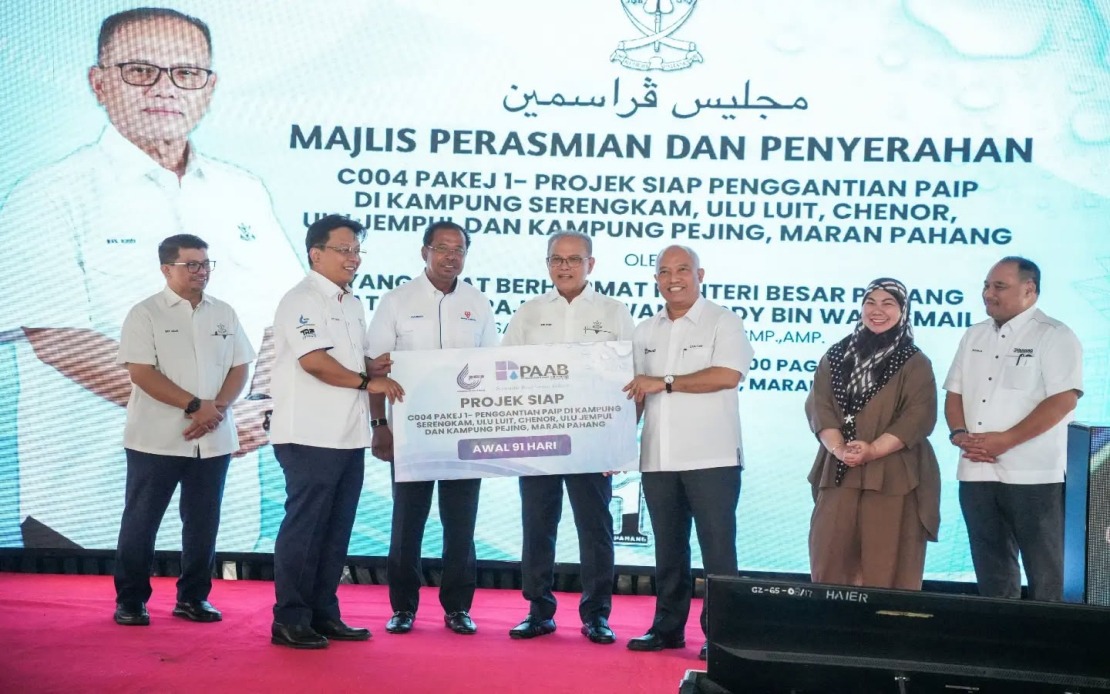 RM11.19 Million Water Pipe Overhaul Ends Two Decades of Supply Crisis in Maran