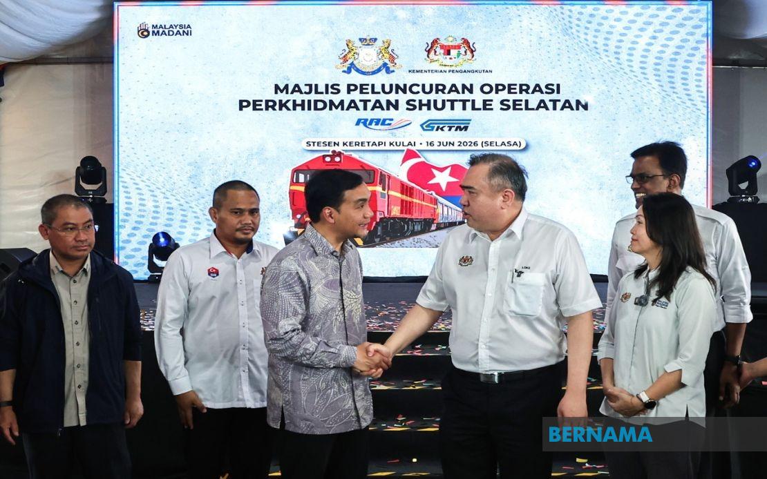 Shuttle Selatan Rail Service Launched to Connect Johor's Key Economic Zones
