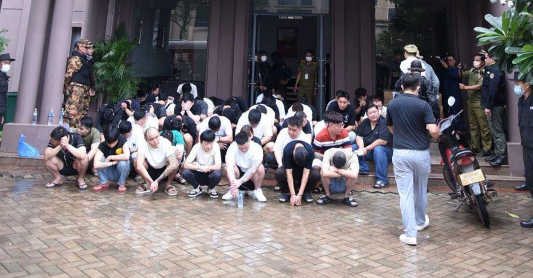 Laos Intensifies Crackdown with Mass Arrests of Foreign Scam Operators at Thatluang Lake