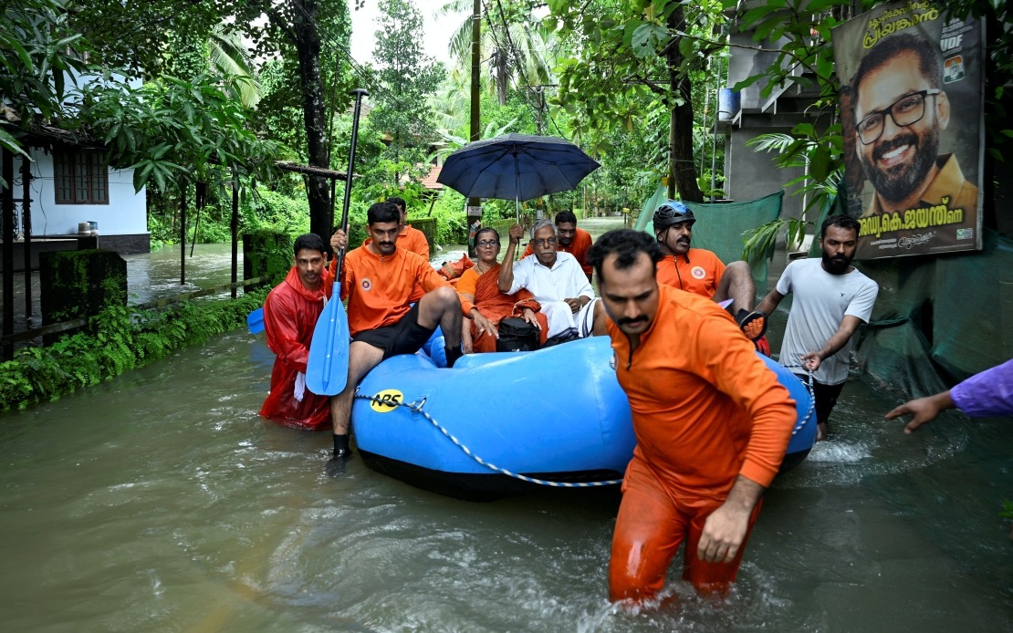 Kerala Flood Death Toll Climbs to 26 as Heavy Rains Persist Across Southern India