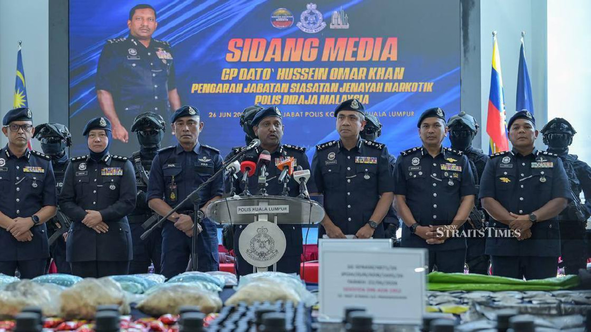 Police Foil Large-Scale Drug Operation with RM135.63 Million Seizure in Cheras