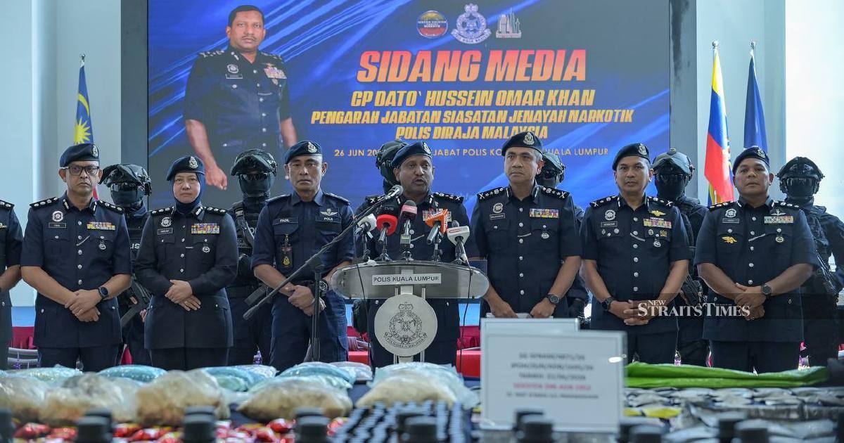 Police Foil Large-Scale Drug Operation with RM135.63 Million Seizure in Cheras
