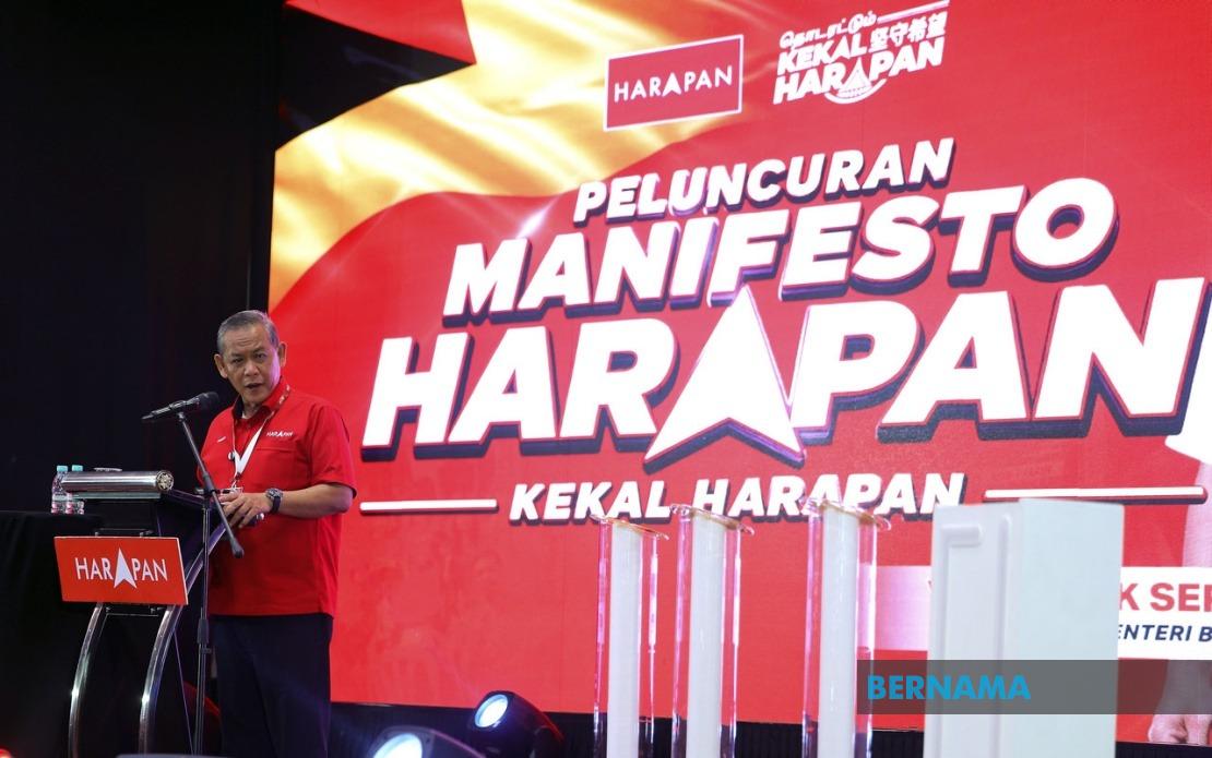 Pakatan Harapan Launches Negeri Sembilan Manifesto With 10-Point Reform Agenda