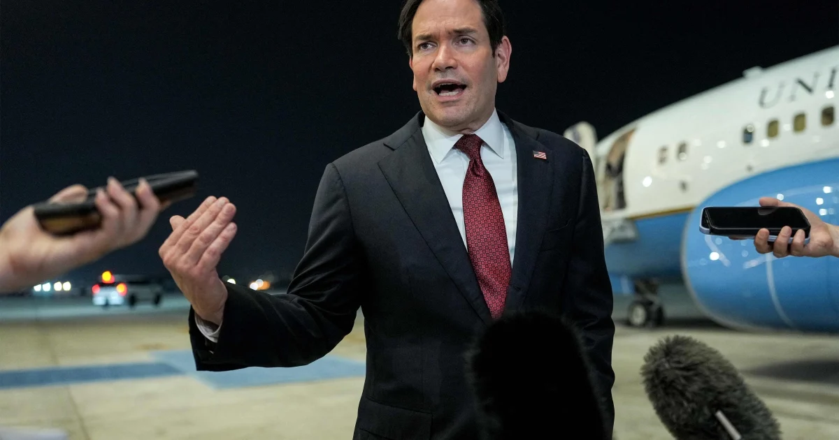 Rubio Firmly Rejects Iranian Toll Proposals on Strategic Hormuz Strait