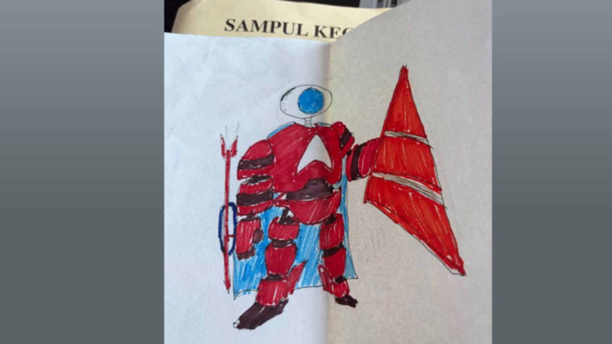 PM Anwar treasures artwork from special needs child at Temu Anwar gathering
