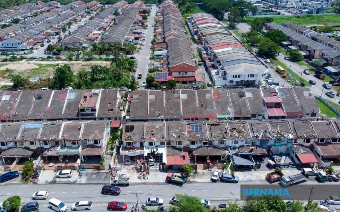 Police Lock Down Storm-Ravaged Bercham as Recovery Effort Begins