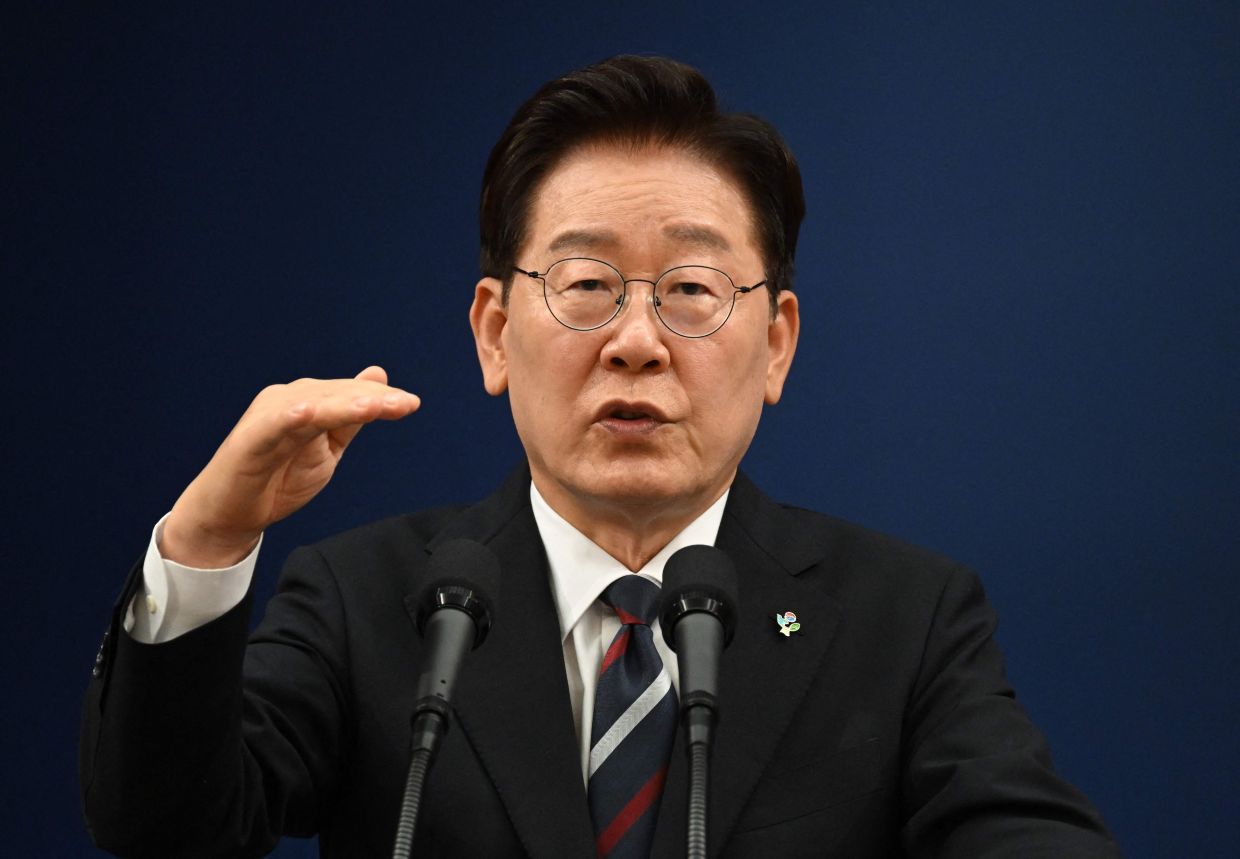 South Korean President Lee Jae Myung's approval rating dips below 50% for first time