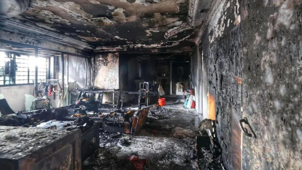 Two Rescued from 13th-Floor HDB Fire in Singapore's Jurong West