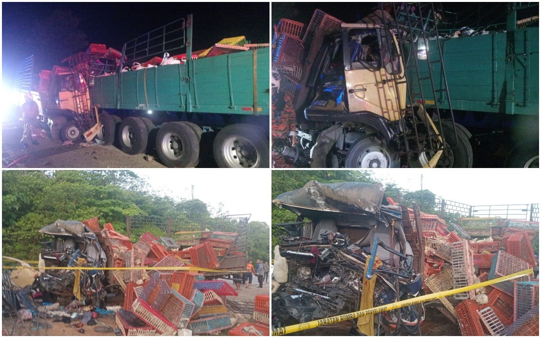 Three Dead After Chicken Lorry Crashes Into Parked Trailer on East-West Highway