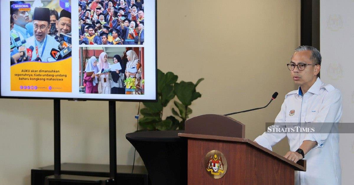 Taiwan Remarks Not Cabinet Topic, Says Fahmi