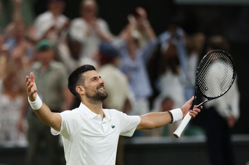 Djokovic Battles into Wimbledon Semis with Epic Auger-Aliassime Victory