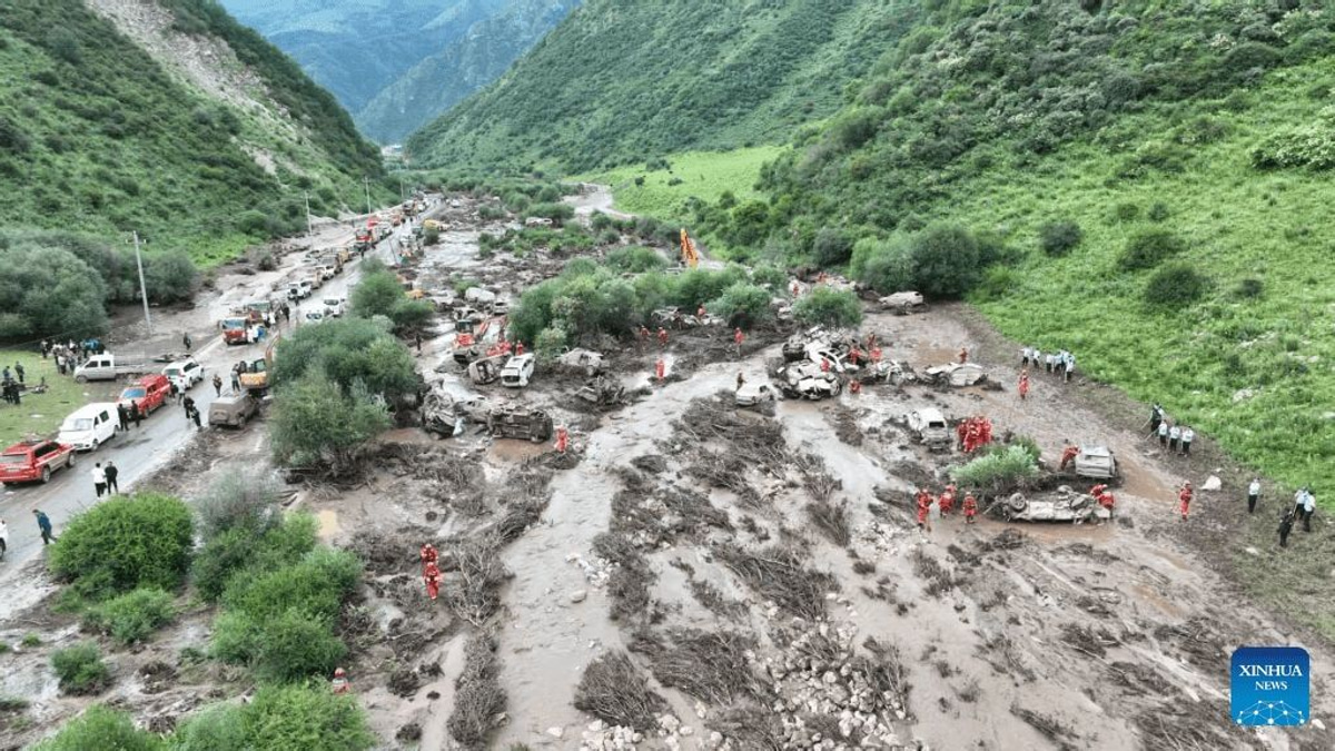 Flash flood in China's Gansu kills 10 as Typhoon Noul batters southern regions