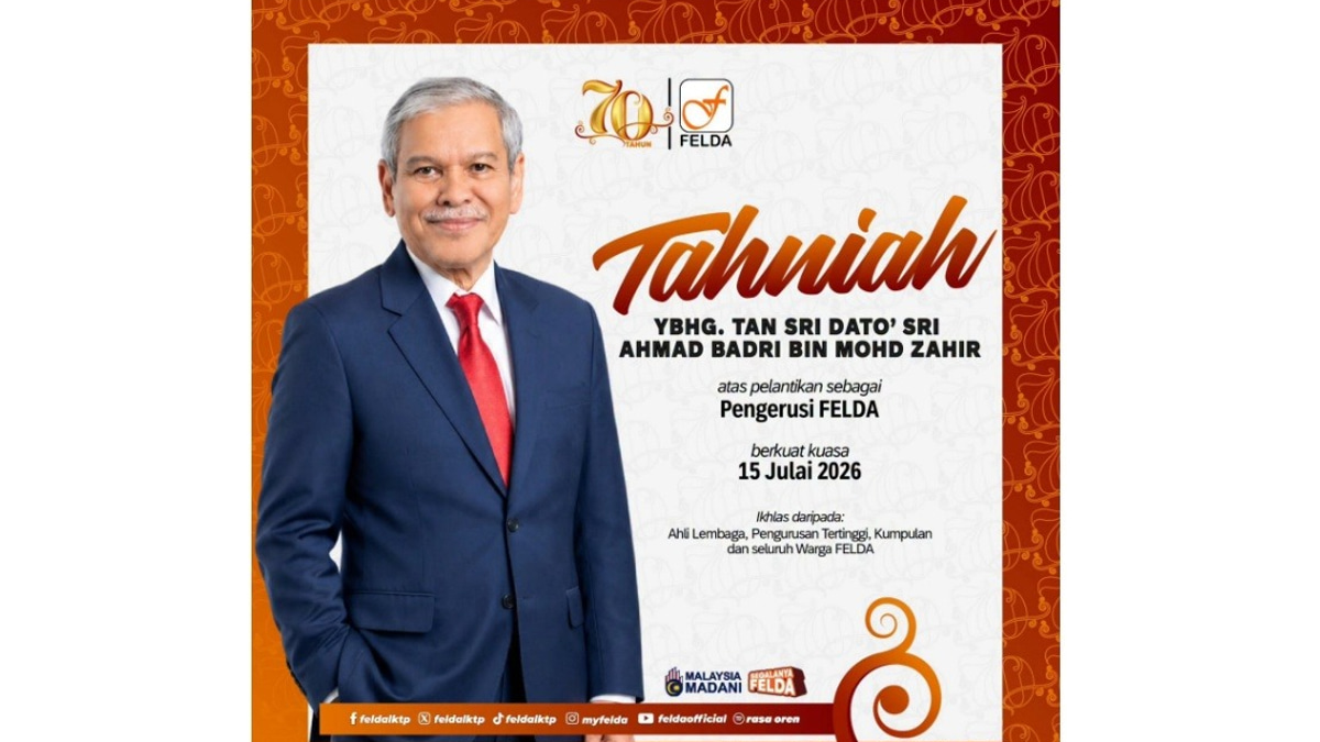 Tan Sri Ahmad Badri Takes Helm at FELDA as New Chairman