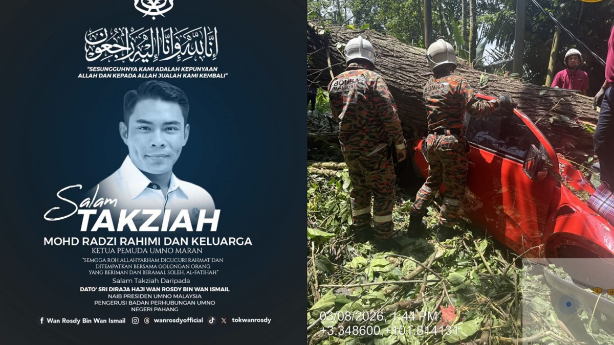 Pahang Menteri Besar Mourns Loss of Committed Youth Leader Mohd Radzi in Tree Accident
