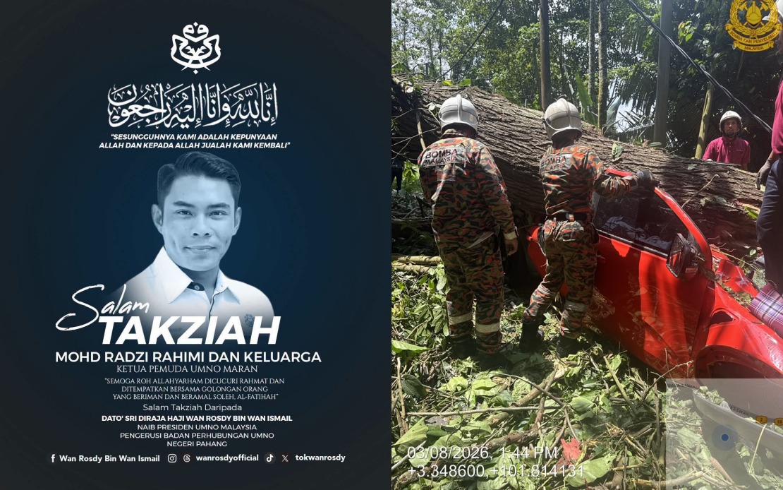 Pahang Menteri Besar Mourns Loss of Committed Youth Leader Mohd Radzi in Tree Accident