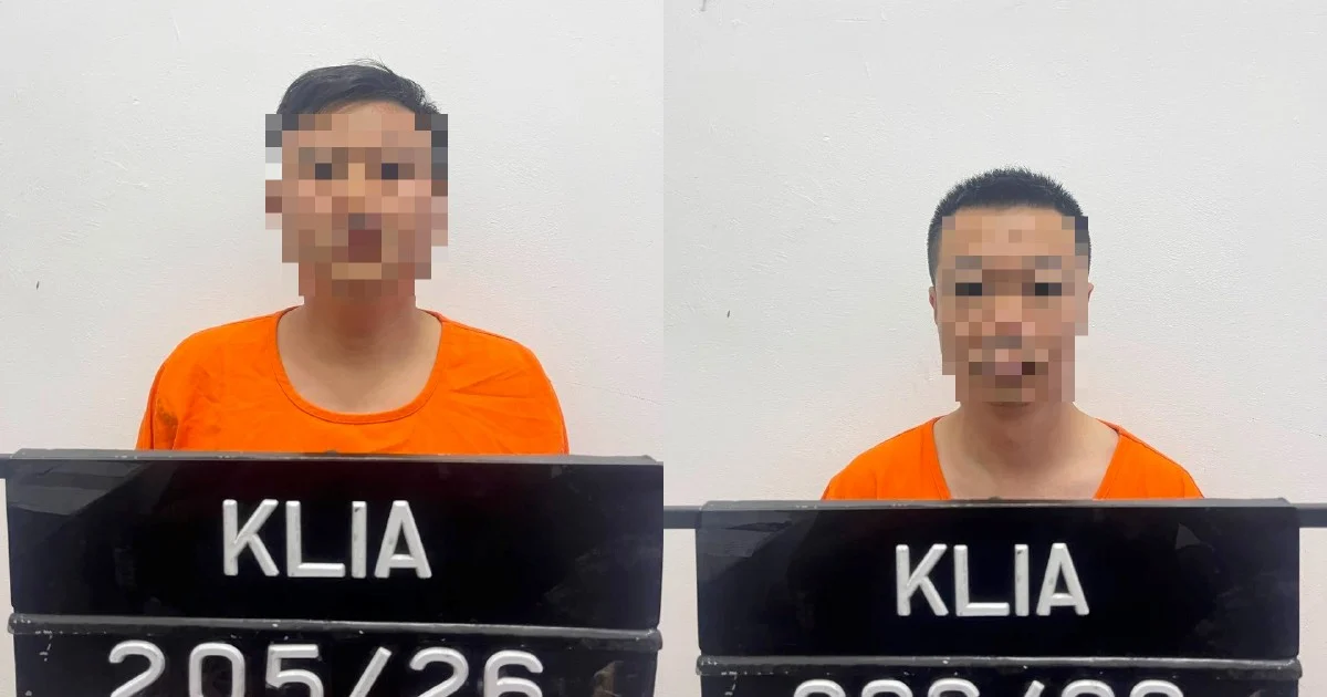 Two Chinese nationals held over alleged mid-air theft attempt on KLIA-bound flight