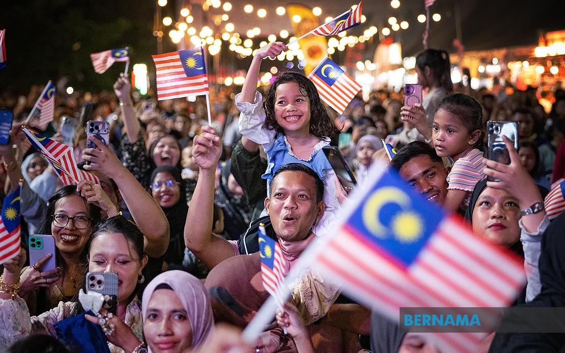 Malaysia Celebrates 69th National Day Eve with Patriotic Fervour Across Multiple Cities