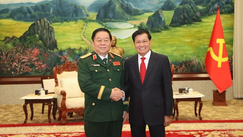 Laos and Vietnam deepen military ties as senior general visits Vientiane