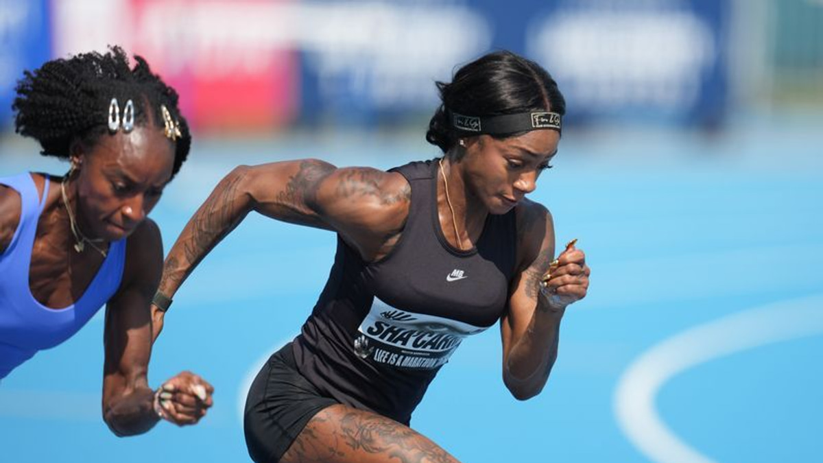 Lyles and Richardson advance at US track championships as Olympic stars ease through heats