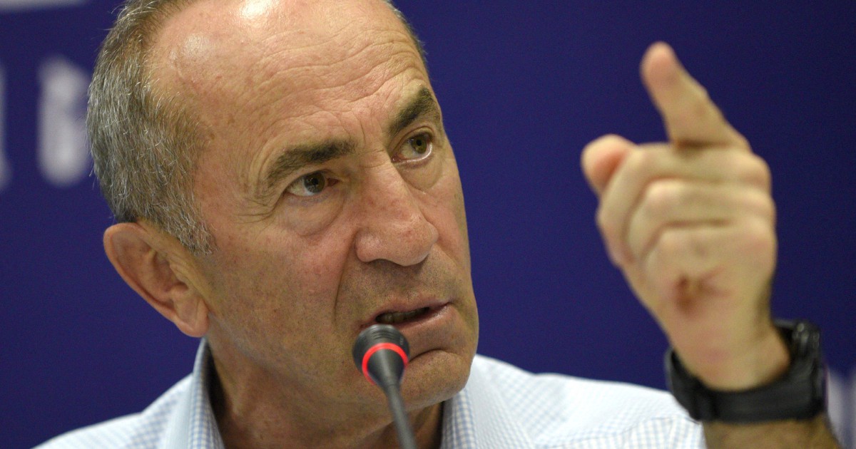 Armenia Detains Former President Robert Kocharyan on Corruption Charges