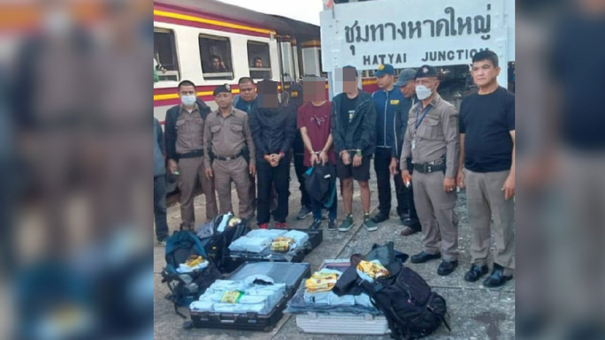 Three Malaysians Held in Thailand with RM4.3 Million in Methamphetamine Suspected of Being Drug Couriers