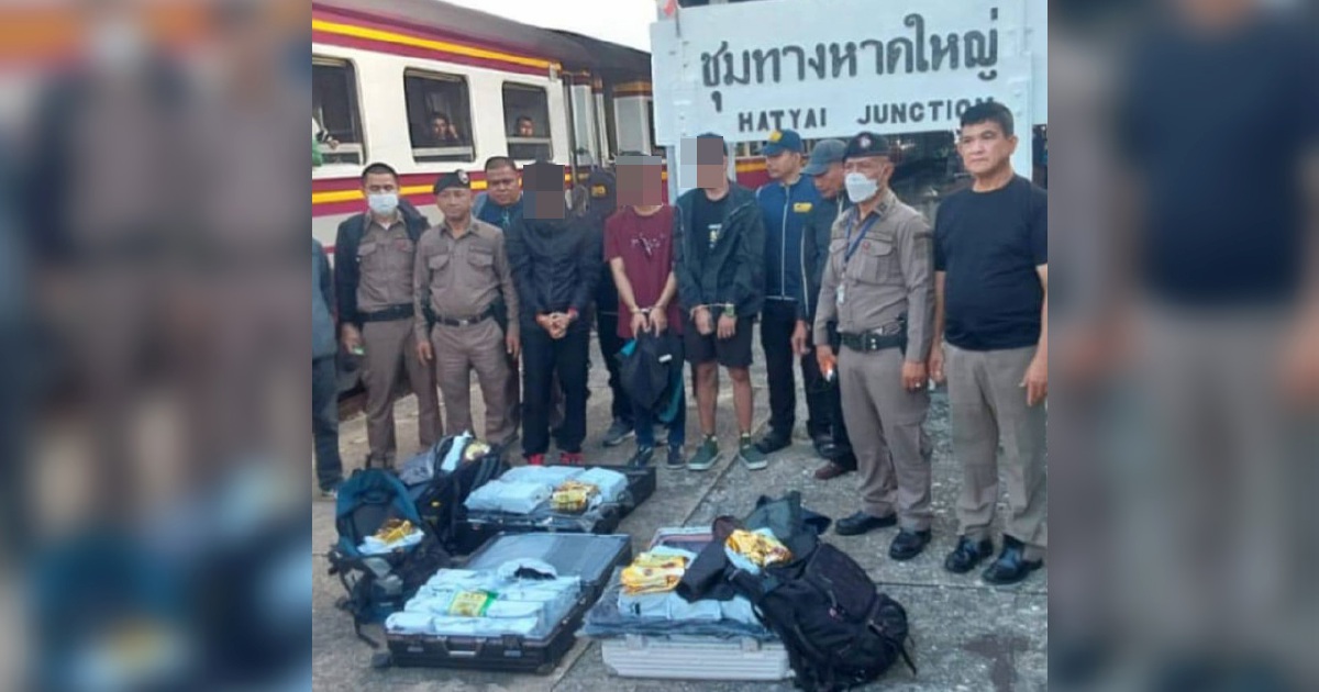 Three Malaysians Held in Thailand with RM4.3 Million in Methamphetamine Suspected of Being Drug Couriers