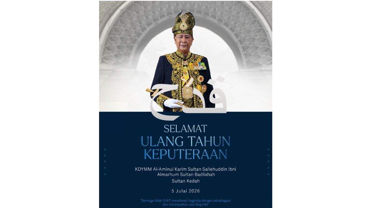 King Sends Birthday Wishes to Sultan of Kedah on 84th Milestone