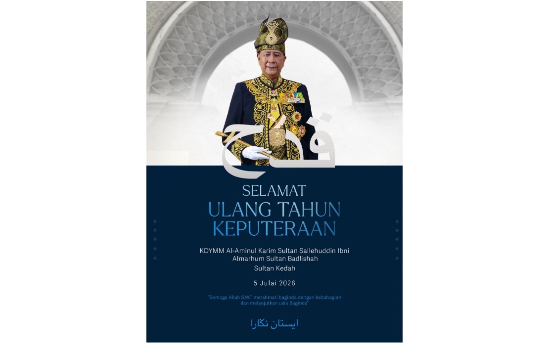 King Sends Birthday Wishes to Sultan of Kedah on 84th Milestone