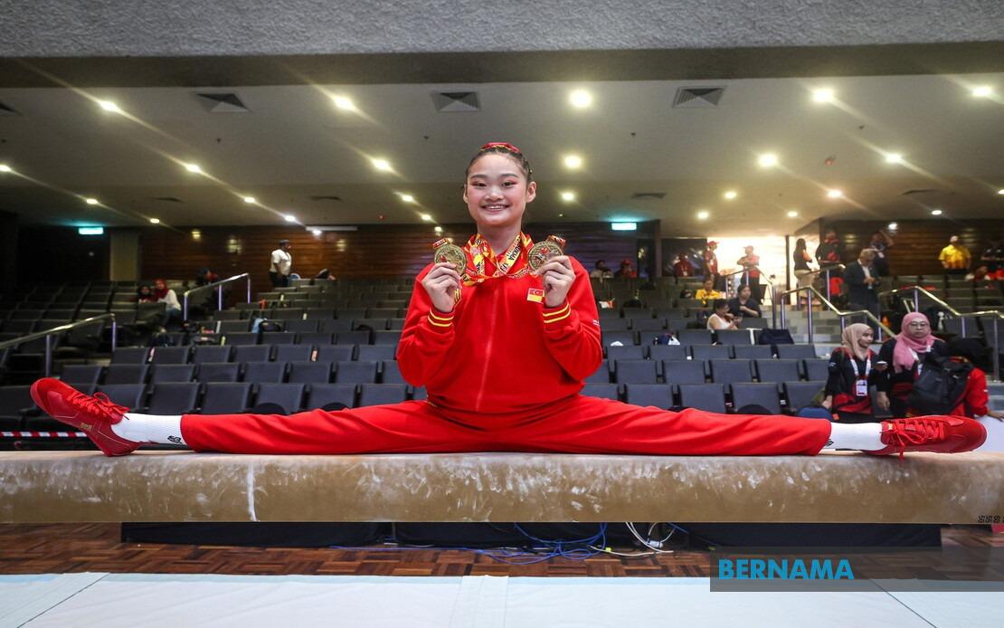 Cadence Teh Retains All-Around Gold at SUKMA 2026, Leads Selangor to Team Victory