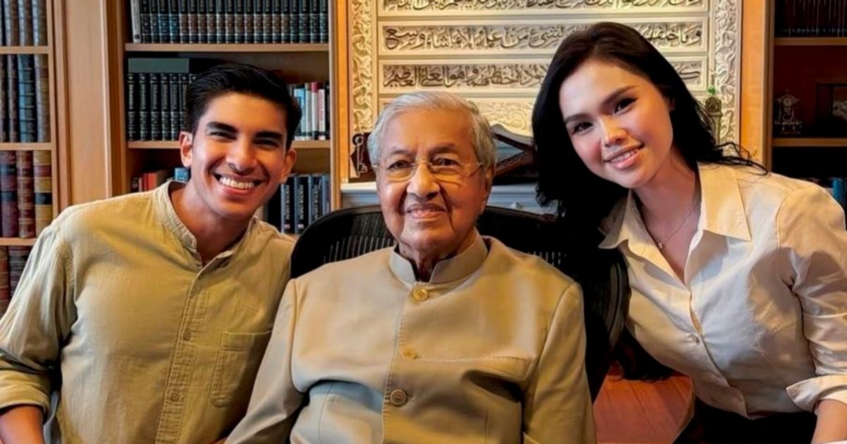 Tun M Offers Marriage Guidance to Actress Bella Astillah and Fiancé Syed Saddiq