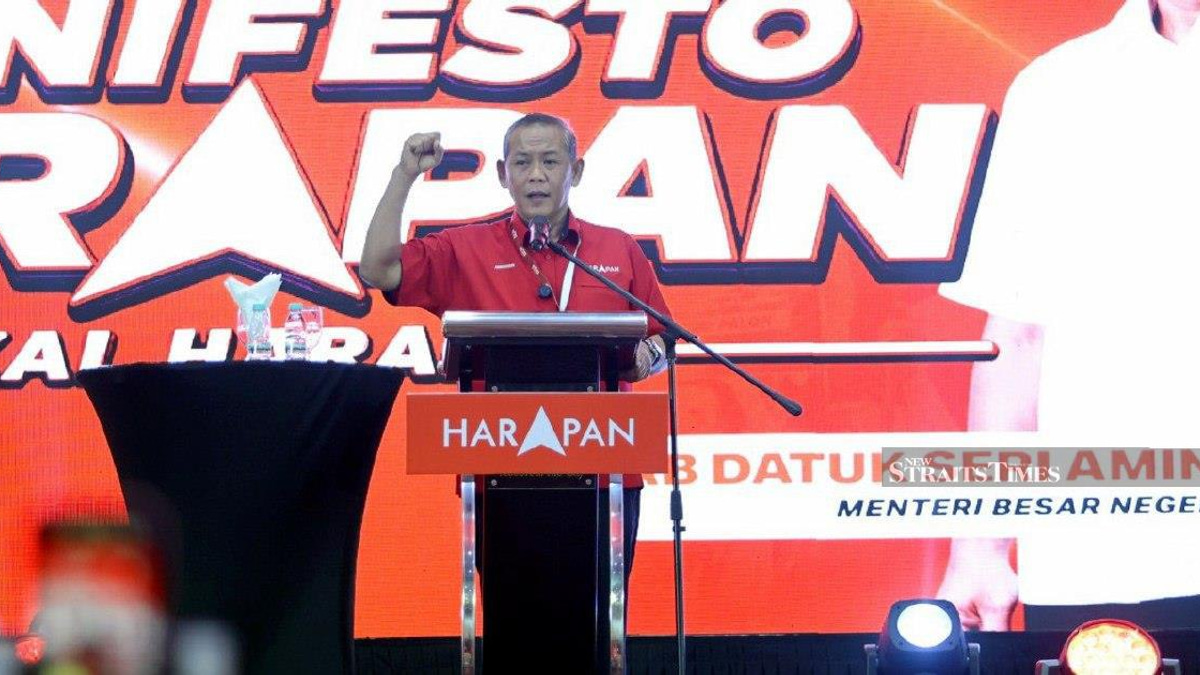 Aminuddin accuses BN of plagiarising PH's tested policies in Negri Sembilan campaign