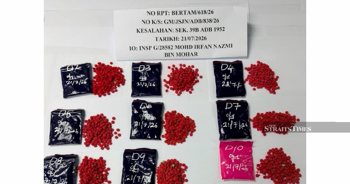 Two Myanmar Nationals Nabbed with 6,000 Yaba Pills in Gua Musang Drug Haul