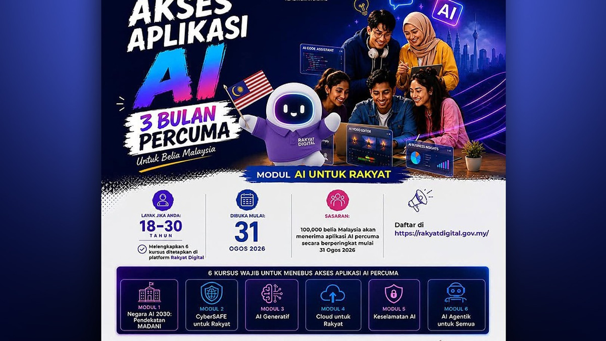 Malaysia Launches Free AI Training Programme Targeting 100,000 Young People