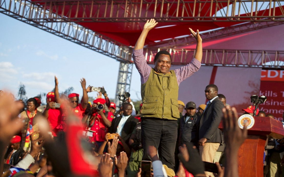 Hichilema Poised for Second Term as Zambian President After Strong Election Performance