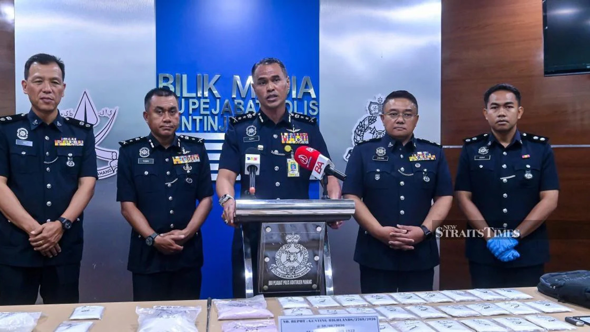 Three-Day Drug Crackdown in Pahang Nets 333 Arrests and RM500k in Seizures