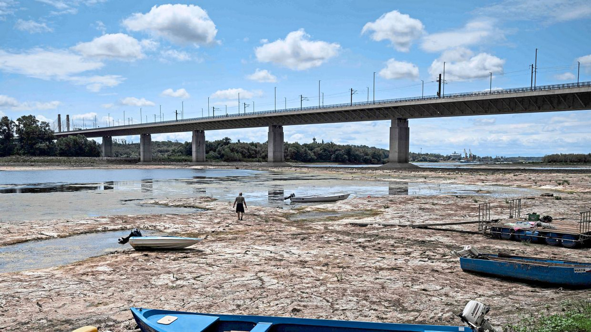 Danube hits record lows as drought grips Central Europe, disrupting shipping and power generation