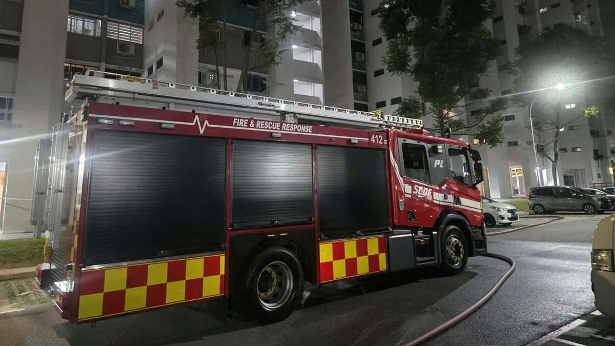 One dead, 50 evacuated after early-morning fire at Jurong East HDB block in Singapore