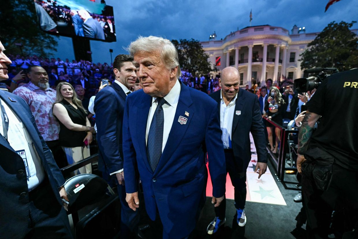 Trump marks 80th birthday with unprecedented UFC event at White House