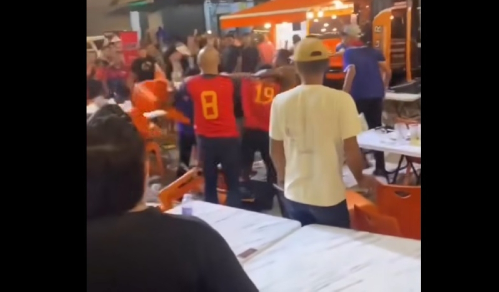 Twelve arrested in Johor Bahru following violent clash at World Cup final screening