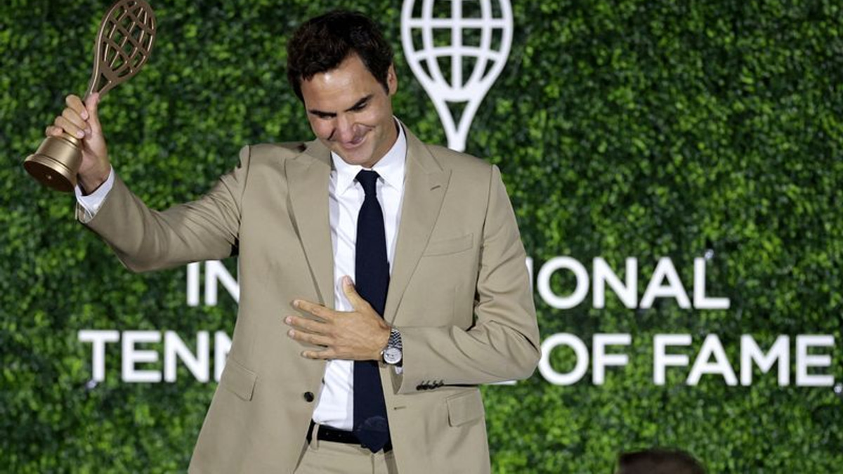 Federer inducts into Tennis Hall of Fame, reflects on legacy beyond trophies