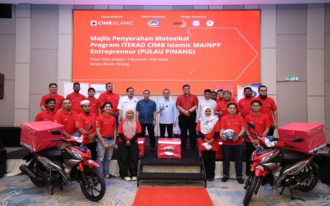 20 Entrepreneurs Receive Motorcycles Under CIMB Islamic-MAINPP Programme