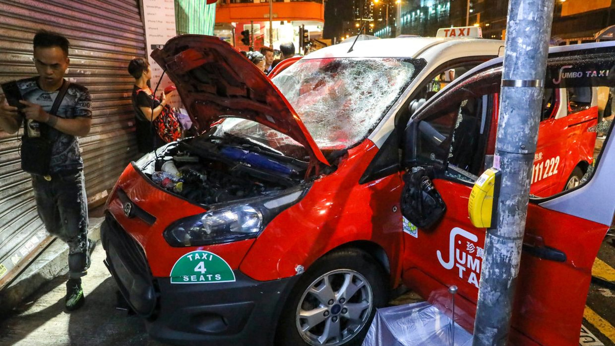 Hong Kong Woman Seeks HK$8.4 Million After Taxi Strikes Her During 2019 Protest
