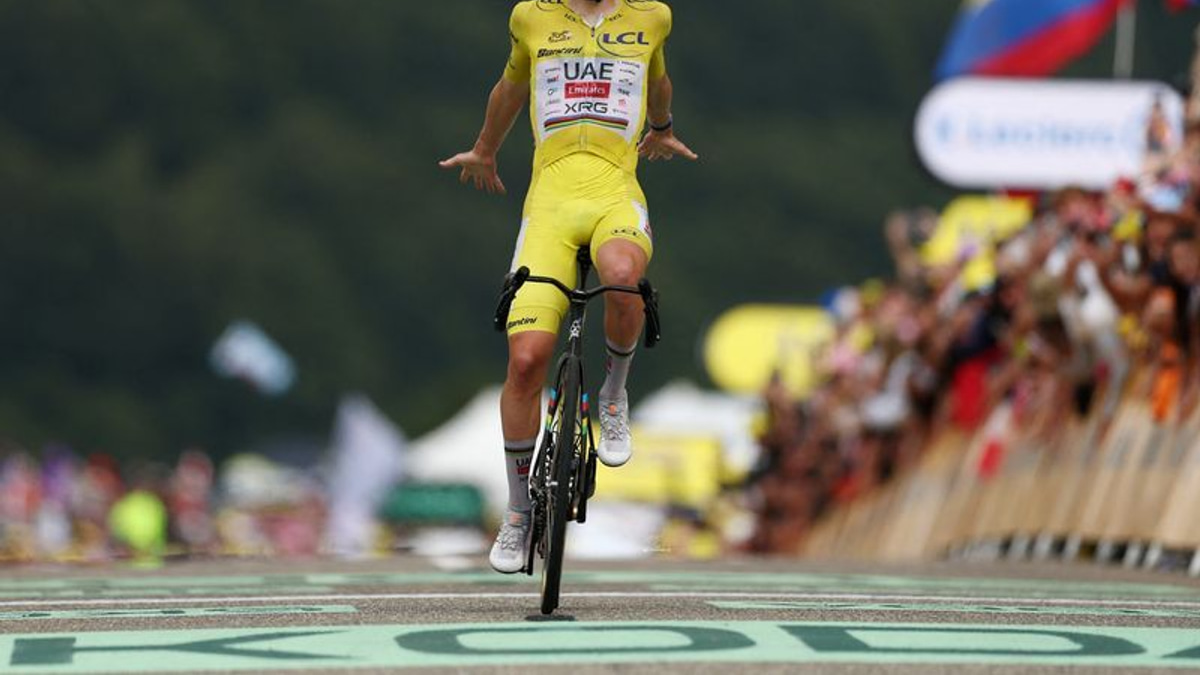 Pogacar Powers to Stage 14 Victory, Extends Tour de France Lead
