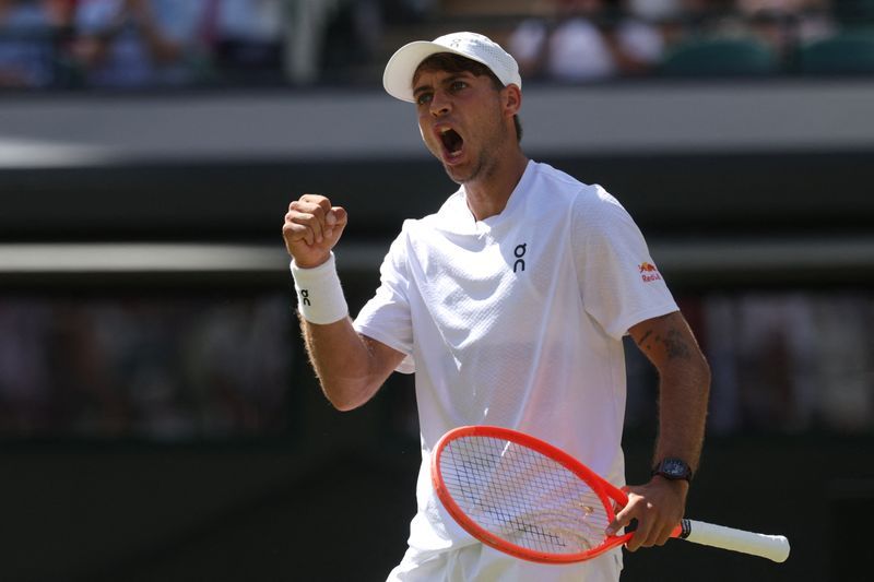 Cobolli Advances to Wimbledon Quarter-Finals, Eyes Ice Cream and Father's Pasta