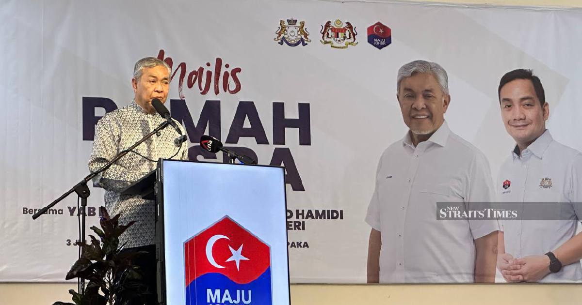Zahid Calls For Fresh Start As Coalition Enters Johor Election Phase