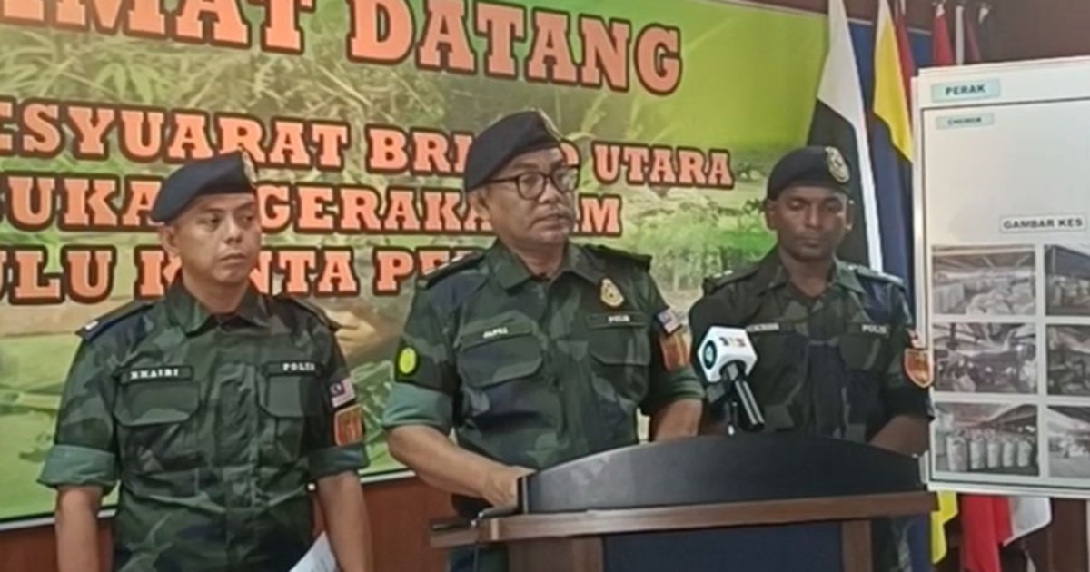 GOF Busts Major Illegal Mining Operation Across Perak and Kedah, Seizes RM31.7 Million in Assets