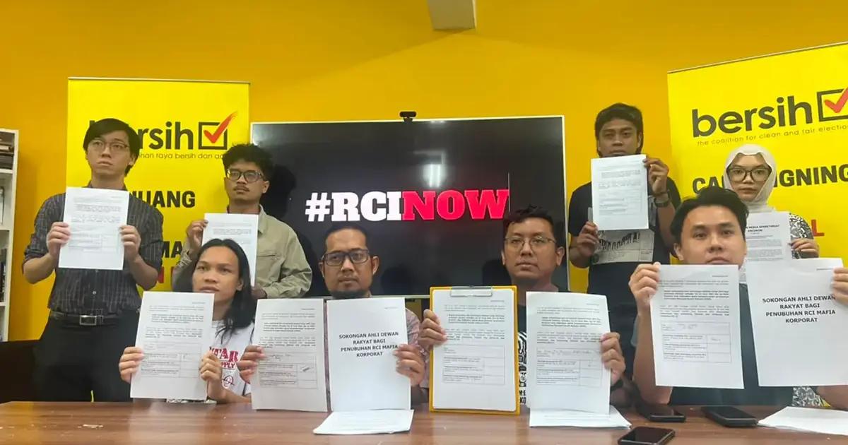Bersih Claims Cross-Party Support for RCI Investigation into 'Corporate Mafia' Allegations