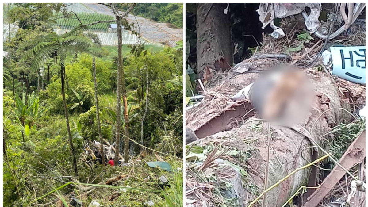Lorry Driver Dies After Vehicle Crashes Into 150-Foot Ravine Near Pos Blau-Lojing